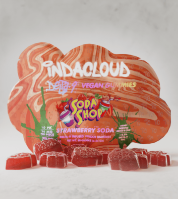 STRAWBERRY FUNTA Dispensary Grade Delta 9 THC Gummies 200mg