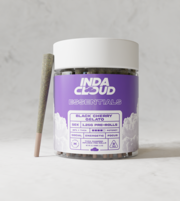 Black Cherry Gelato THCa Pre-Rolls 50 x 1.25 Gram Joints
